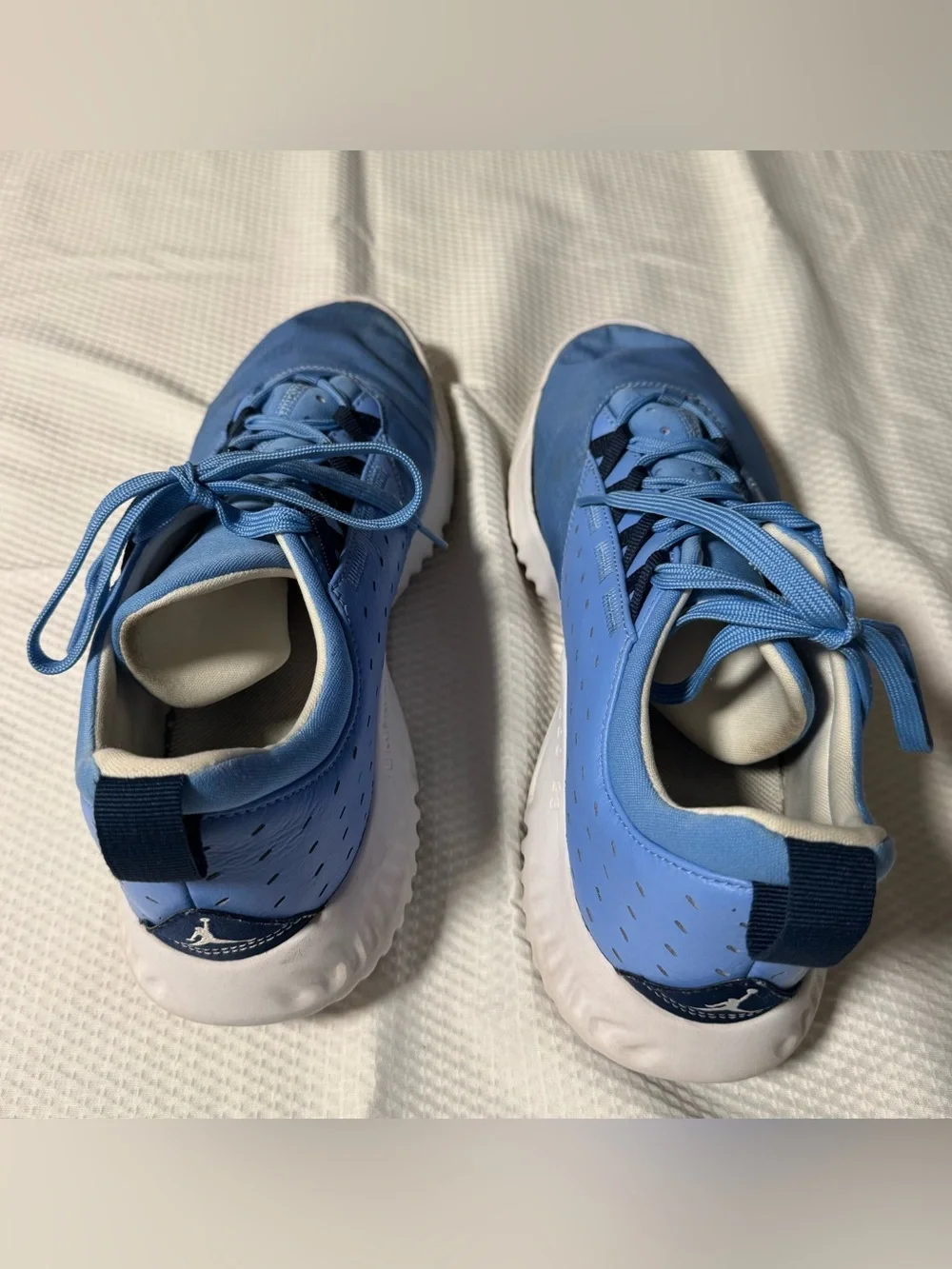 Nike Jordan Proto-Lyte Sneakers Men’s 11 Blue North Carolina Shoes Rare Jumpman
